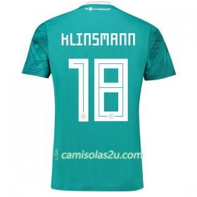 Camisolas de Futebol Alemanha Klinsmann 18 Equipamento Alternativa Copa do Mundo 2018 Manga Curta